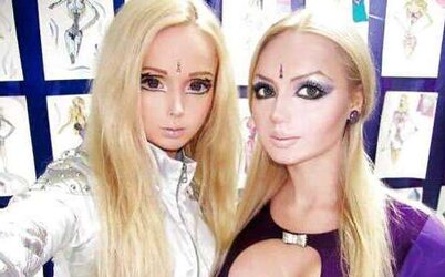 Valeria Lukyanova and Olga Dominika Oleynik