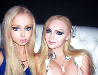 Valeria Lukyanova and Olga Dominika Oleynik