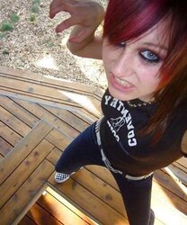 Super super-fucking-hot emo female