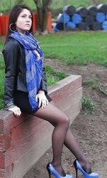 Random dark-hued stockings