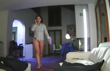 Hidden Cam Catches Housewife