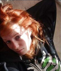 Fledgling redhead selfshot teenager