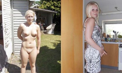Teenagers clothed disrobed
