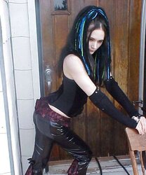 Tiny gothic breezy enjoys spandex, leather and fetish wear