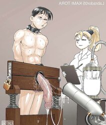 Extraordinary Faux-Cock Knuckle Female Domination Cartoon