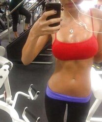 Self shot fitness nymphs