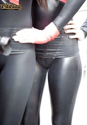 Spectacular trousers latex leggings pantyhose ass jugs leather