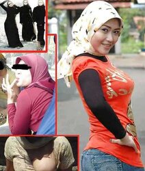 Outdoor jilbab hijab niqab arab turkish tudung turban mallu