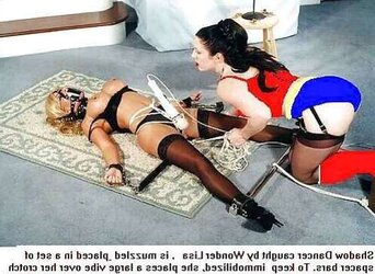 Superheroines Caught Trussed