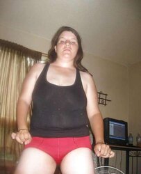 Kayte disrobing and taunting