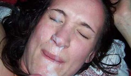 Fledgling facial cumshot