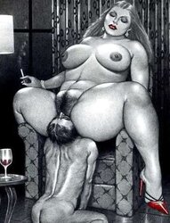 female domination-SADISM & MASOCHISM-Cartoon