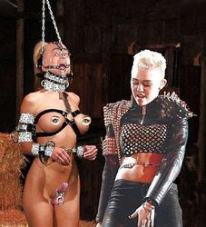 Miley and Antoniette Femdoms with Marionettes