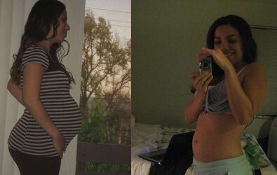 Before and After - Pregnant