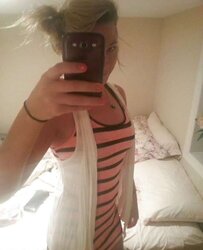 Extraordinaire Blonde Teenager Selfshot 2of