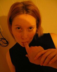 Ash-Blonde plumper buxom woman part
