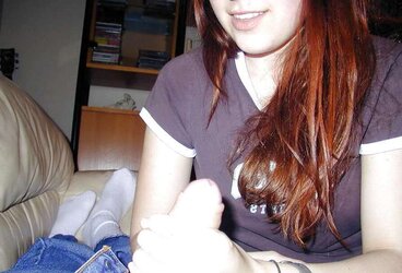 Tastey youthful redhead blows her BOYFRIEND