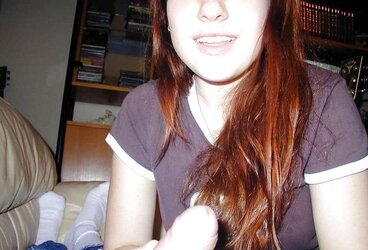 Tastey youthful redhead blows her BOYFRIEND