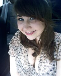 Self-shot Big-Titted Teenager with a cute bum