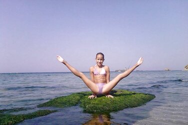 Bulgarian Beach Ladies from Dark-Hued River - X