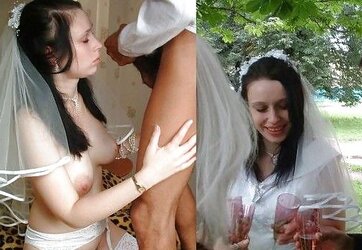 Brides Clad Nude and Having Fuckfest