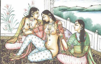 Drawn Ero and Porn Art 1 - Indian Miniatures Mughal Period