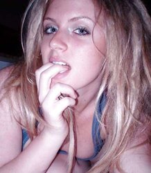Blue witnessed platinum-blonde HAWT !!