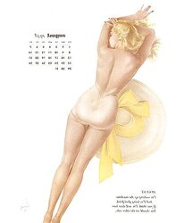 Erotic Calendar 9 - Vargas Clamp-ups