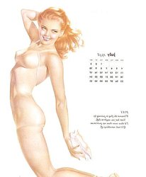 Erotic Calendar 9 - Vargas Clamp-ups