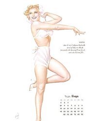 Erotic Calendar 9 - Vargas Clamp-ups