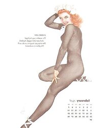 Erotic Calendar 9 - Vargas Clamp-ups