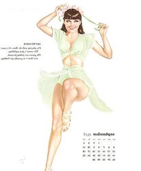 Erotic Calendar 9 - Vargas Clamp-ups