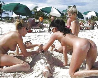 Naturist beach swingers