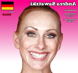 Andrea Sawatzki - Geile Rotfotze mit Riesenlutschmund