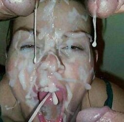 Fledgling Bukkake Cum Shots Facial Cumshot bevy