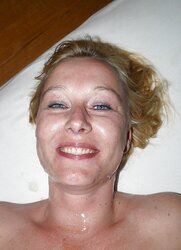 Dutch Blond Inexperienced Mummy Gang-Bang with many Facials