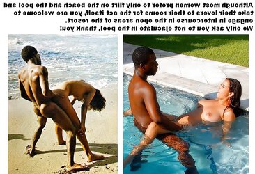 Bi-Racial Vacation Beach Cuckold Caps