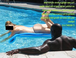 Bi-Racial Vacation Beach Cuckold Caps