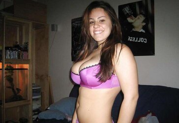 TEENAGER WITH GIGANTIC BRA-STUFFERS POSES