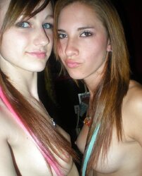 two SUPER-HOT TEENAGER TRAMPS (Sisters?)