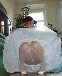 TIGHTS nylons stockings - undies soles and fur covered cooter