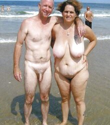 Granny plumper beach