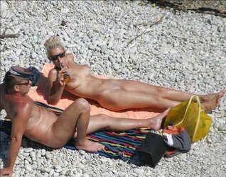 Mature at naturist beach
