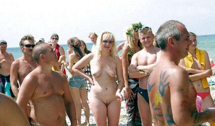 Mature at naturist beach