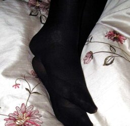 More ebony stockings and dark-hued tights