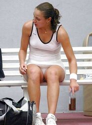 Upskirt tennis