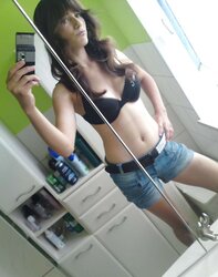 Teenager with rock hard tattas
