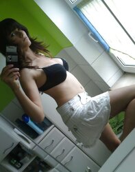 Teenager with rock hard tattas