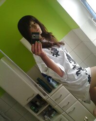 Teenager with rock hard tattas