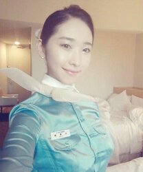 Korean air hostess creampie pound